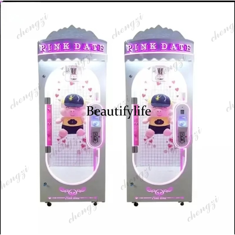 Vending Arcade Games - A81 Indoor Pink Date Doll Aluminium-Schienen-Scherenautomat