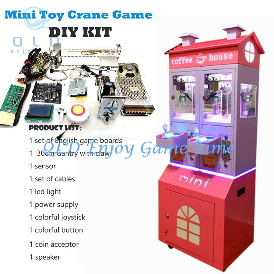 Crane Claw Motor - Mini-Edelstahlportal mit Klaue und Motor, LCD-Display-Sensor-Kit,