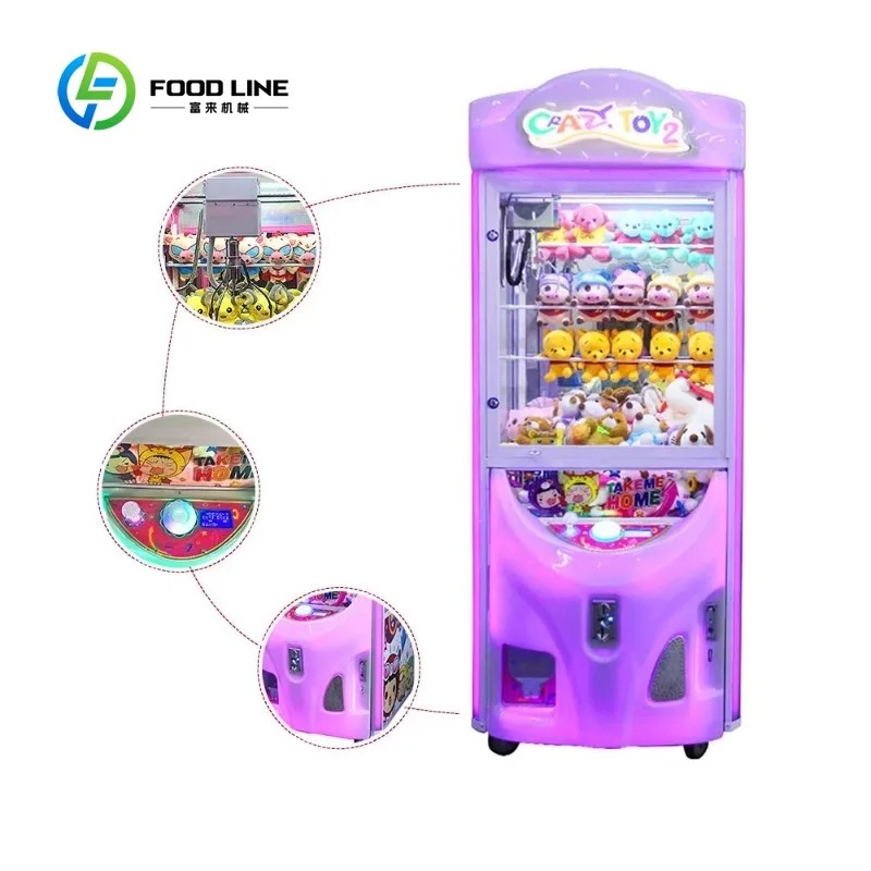 Arcade Prize Vending Machine - Maßgefertigte Münzbetriebene Arcade-Greifautomaten mit Geldscheinannahme für