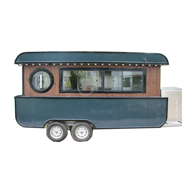 Hot Dog Vending Cart - OEM-Fabrik liefert 4M langen mobilen Straßen-Food-Anhänger-Hot-Dog-LKW-Wagen