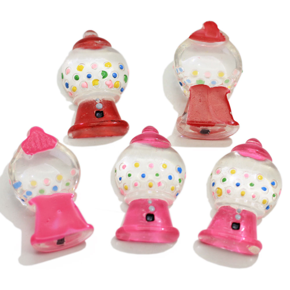 Bubble Gum Machine - 100/50 stücke 16*30MM Harz Maschine Cabochons