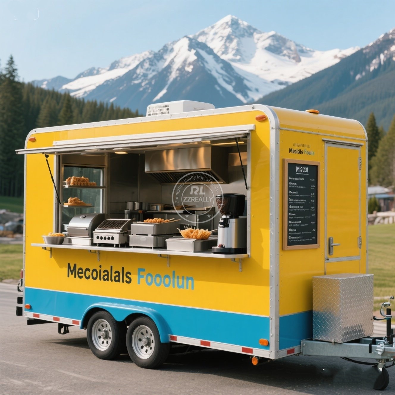 Hot Dog Vending Cart - Anpassbarer Hersteller von Lebensmittelanhängern, kleiner mobiler