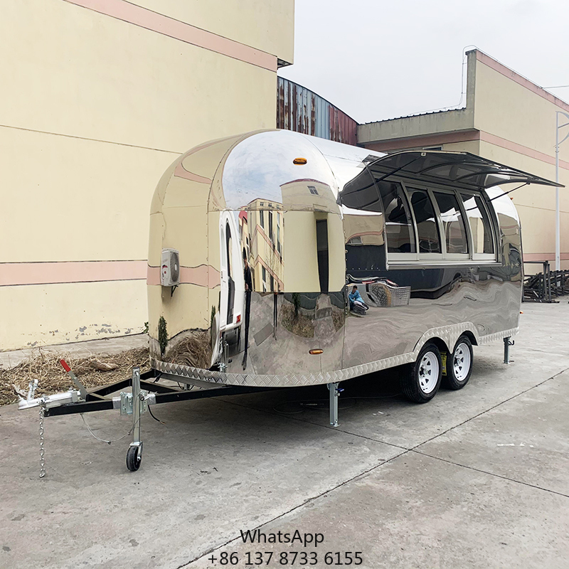 Hot Dog Vending Cart - Edelstahl Hot Dog Truck Kleiner Kaffee