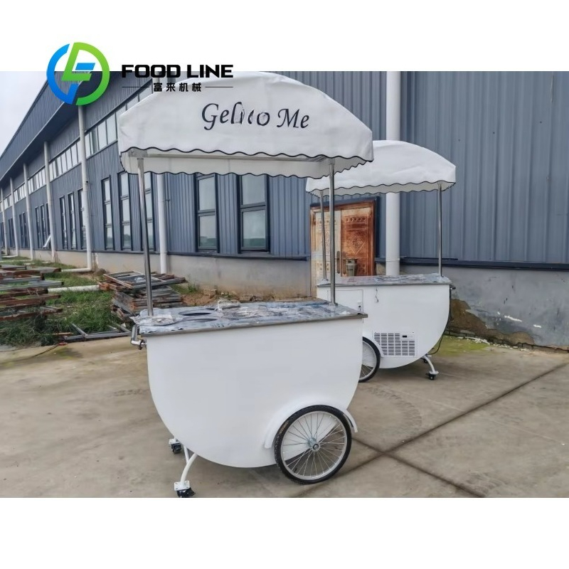 Maßgeschneiderter mobiler Verk – Hot Dog Vending Cart Bewertung und Preis