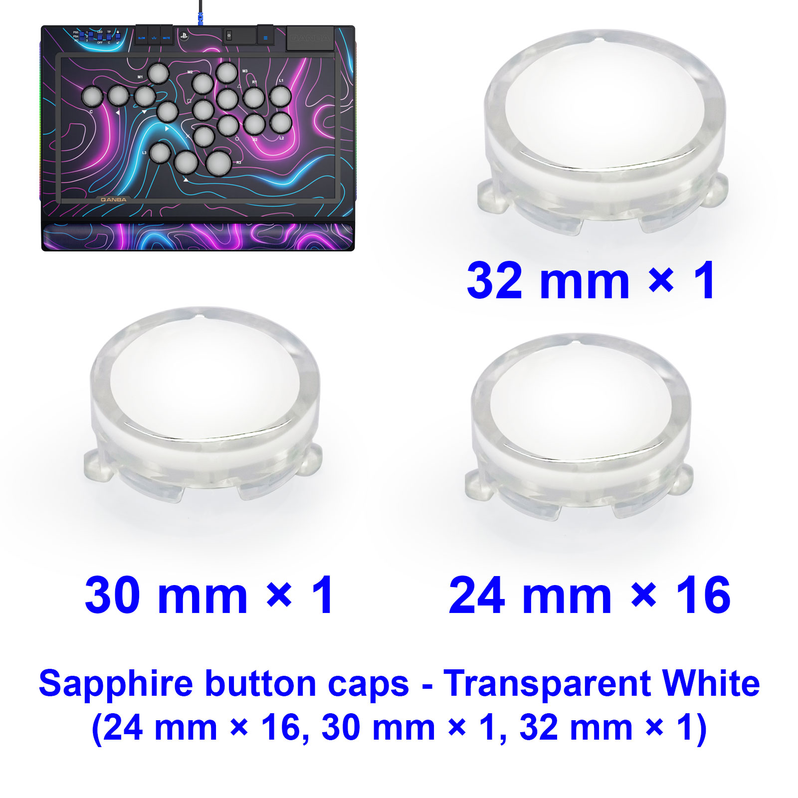 QANBA SAPPHIRE S1 Tastenkappen – Joystick Arcade Parts Bewertung und Preis