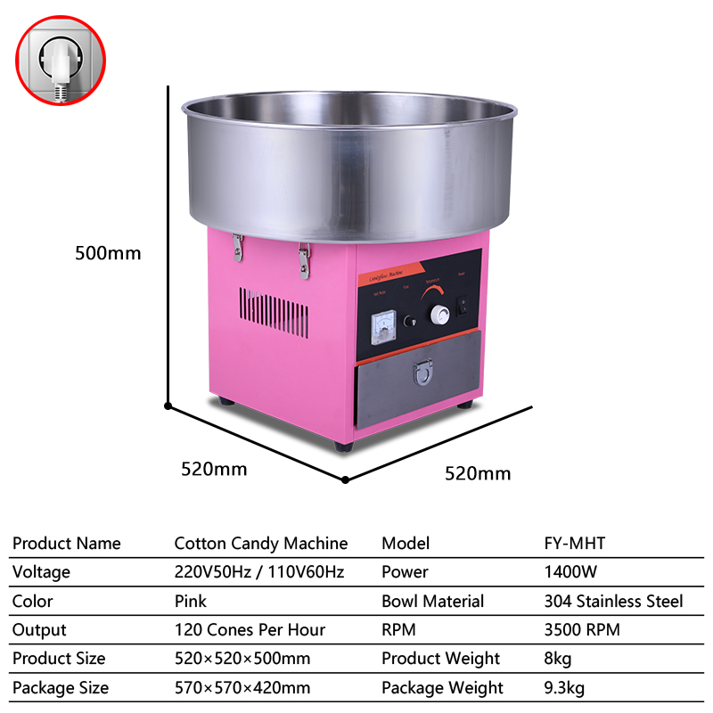 Industrielle Hochleistungs-Min – Candy Floss Machine Bewertung und Preis